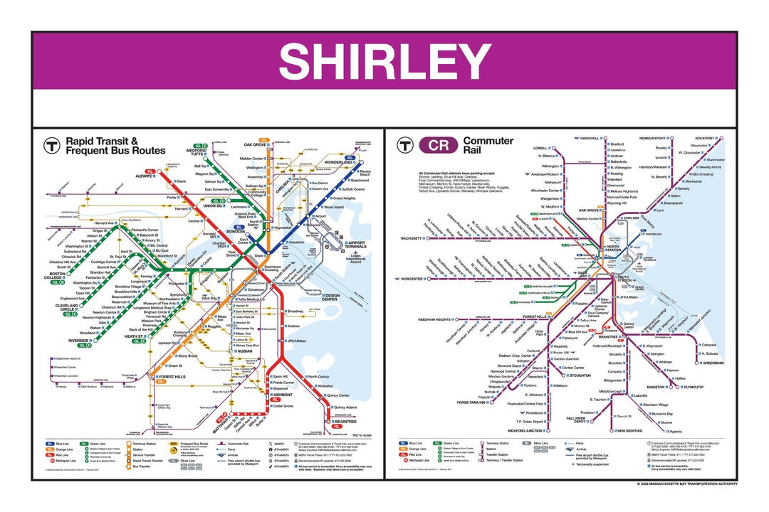 Boston MBTA Commuter Rail Station Panel Prints