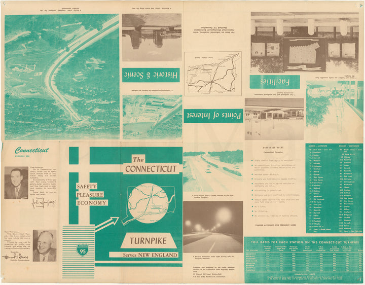 Connecticut Turnpike Circa 1960s
