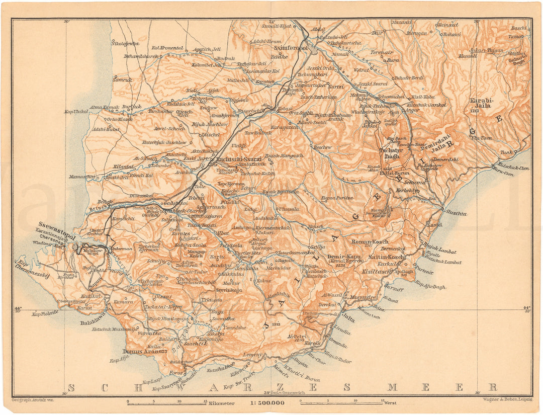 Southern Crimea, Ukraine 1912