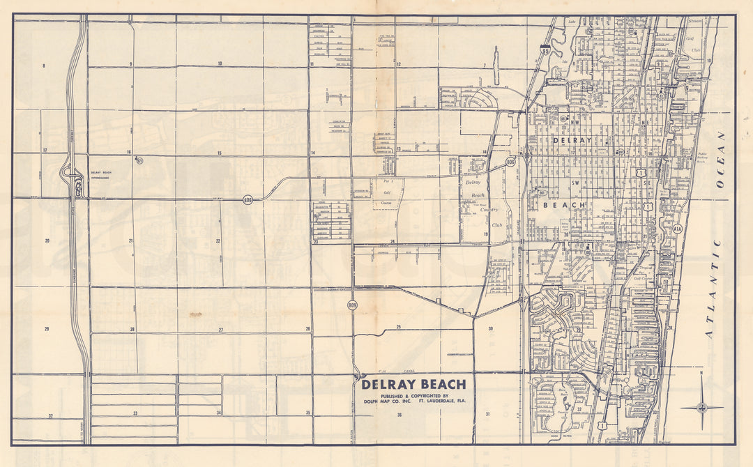 Delray Beach, Florida Circa Mid-20th Century