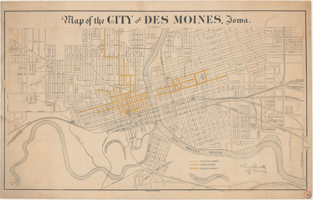 Des Moines, Iowa 1886