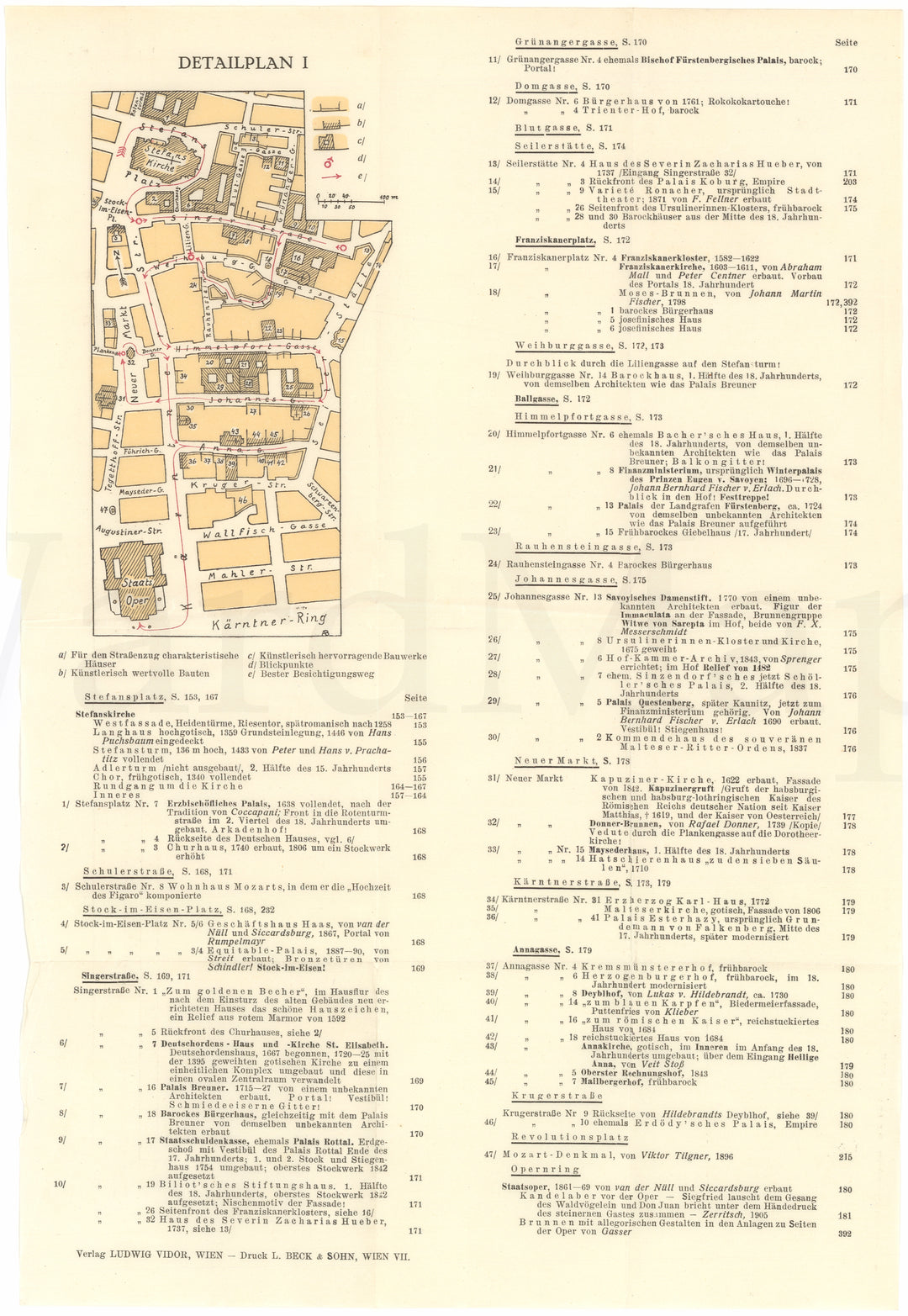 Vienna, Austria 1925: Detail Plan 1