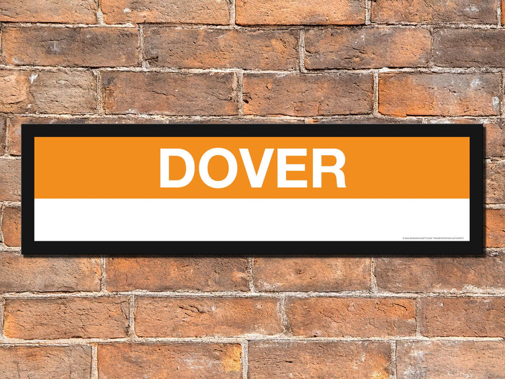 Boston MBTA ORANGE LINE Framed Replica Station Signs