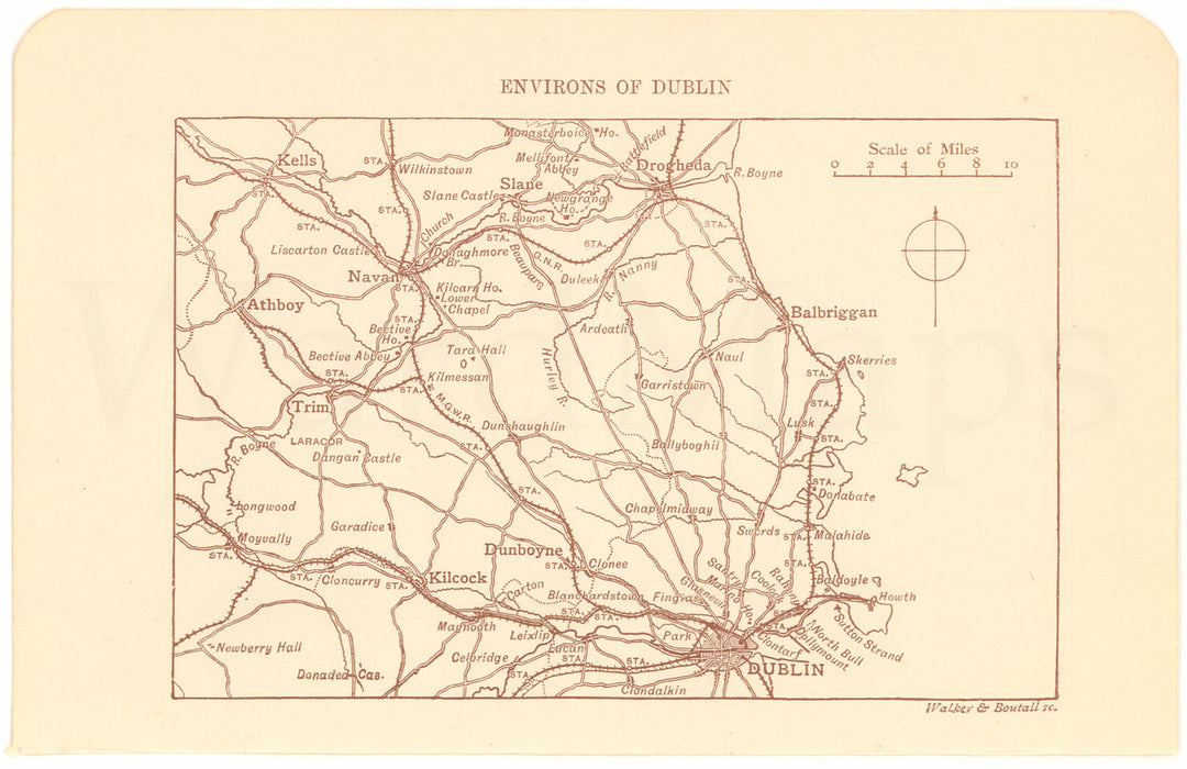 County Dublin (North Part), Ireland 1906