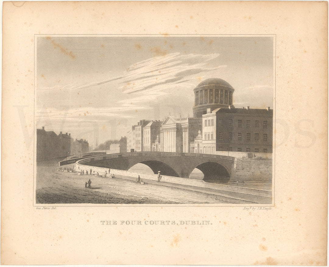 Dublin, Ireland 1834: The Four Courts