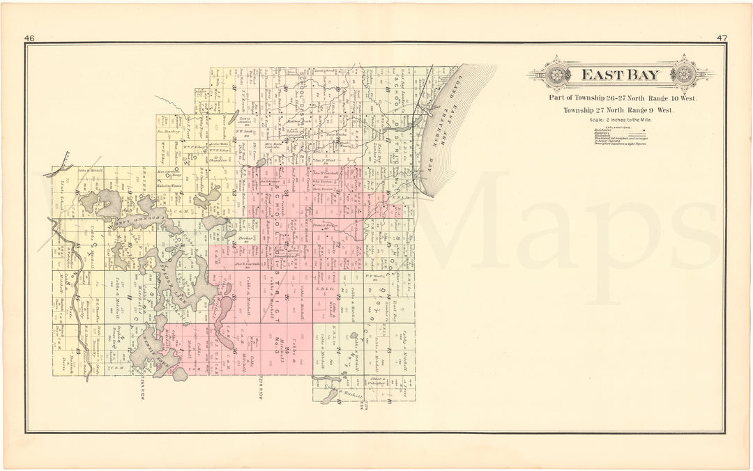 East Bay, Michigan 1895