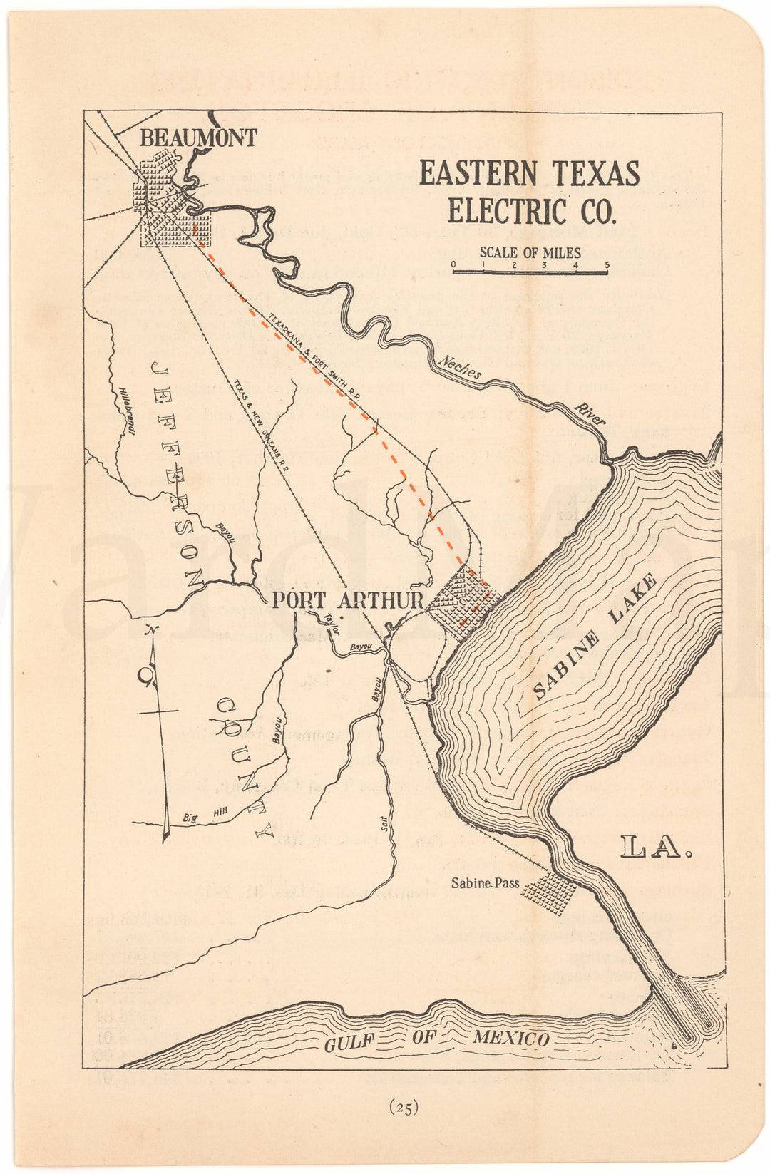 Eastern Texas Electric Company, Texas 1913