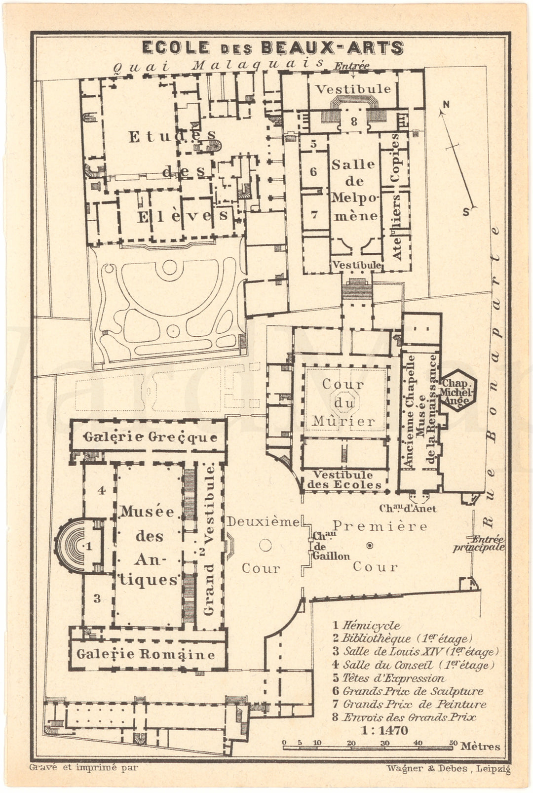 Paris, France 1937: Ecole des Beaux-Arts