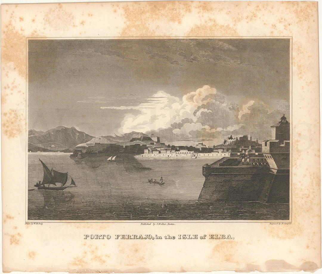 Elba, Italy 1834: Porto Ferrajo