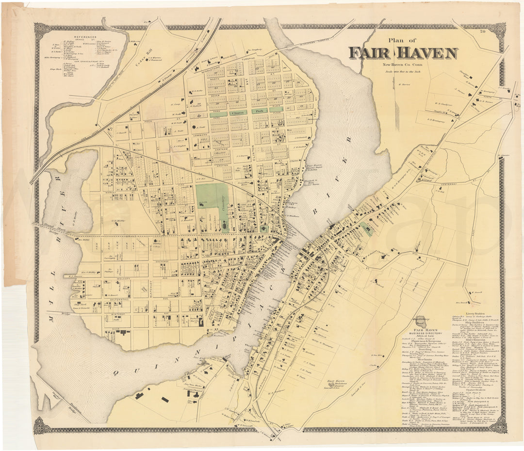 New Haven, Connecticut 1868: Fair Haven