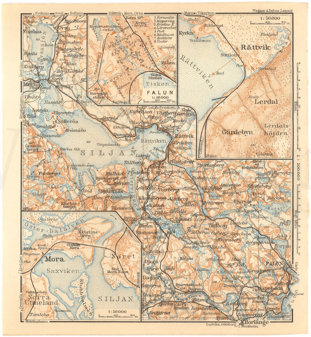 Falun to Mora, Sweden 1929