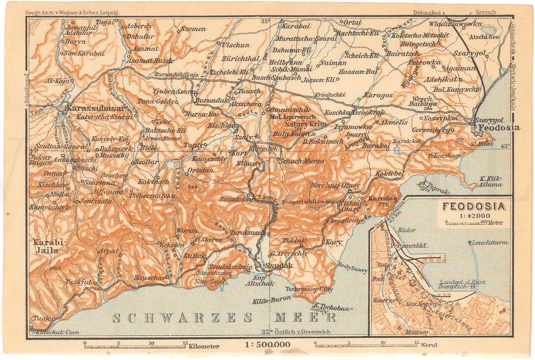 Feodosiya and Sudak, Ukraine 1912