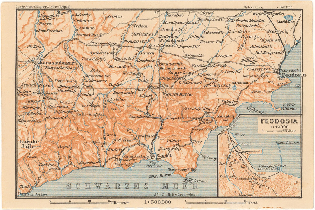 Feodosiya and Sudak, Ukraine 1904
