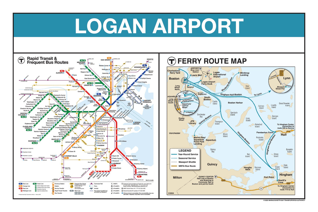 Boston MBTA Ferry Station Panel Prints