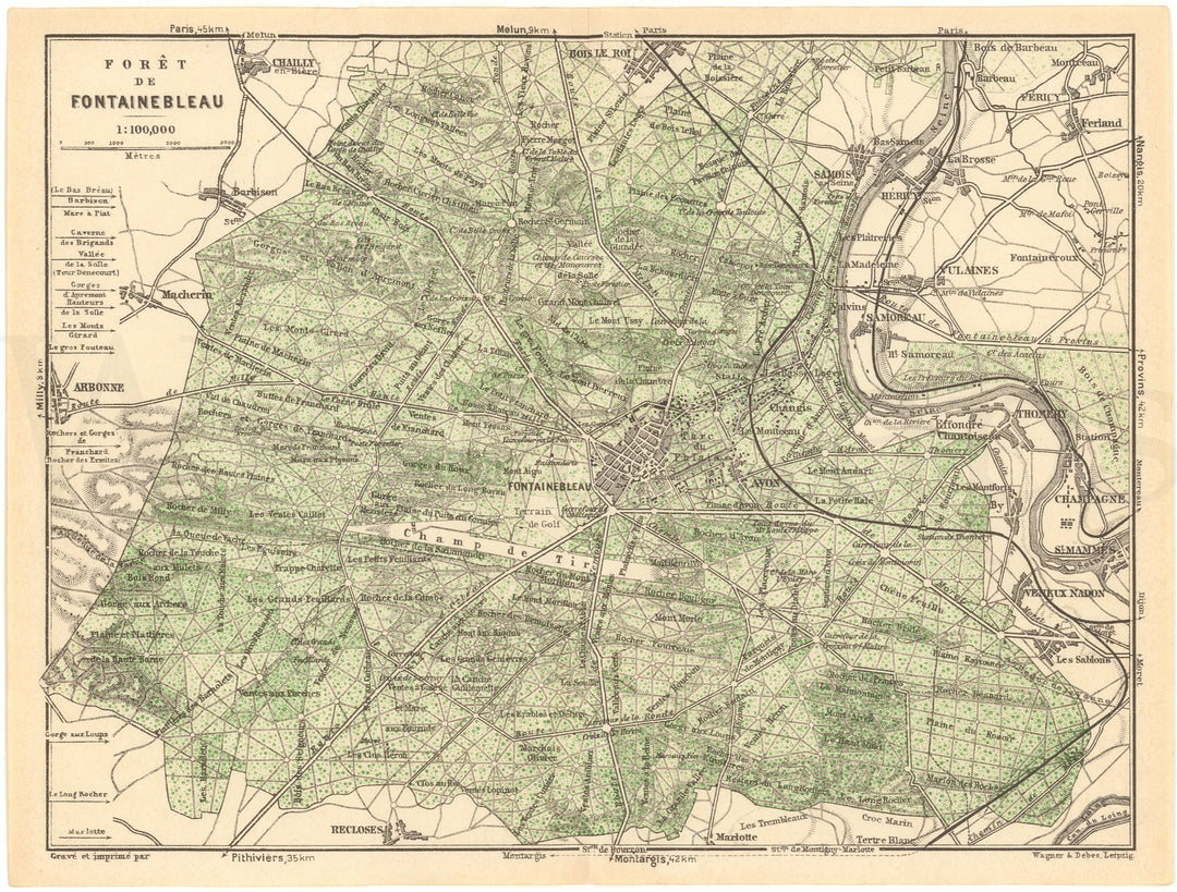 Fontainebleau Forest, France 1937