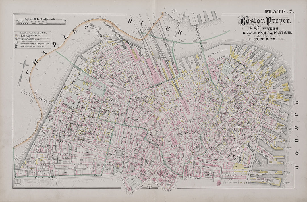 Boston, Massachusetts 1882 Plate 007