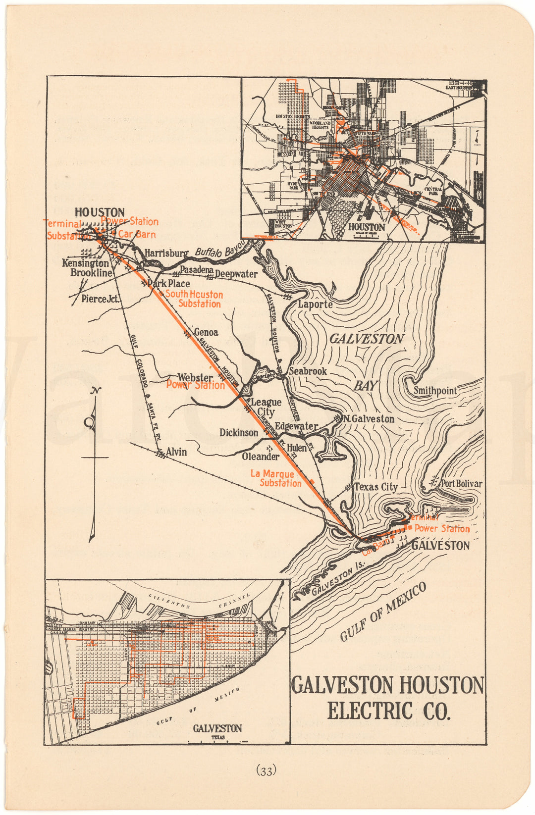 Galveston Houston Electric Company, Texas 1913