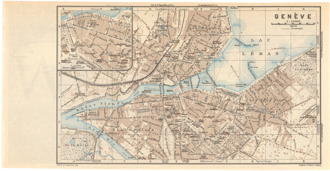 Geneva, Switzerland 1938: City Center