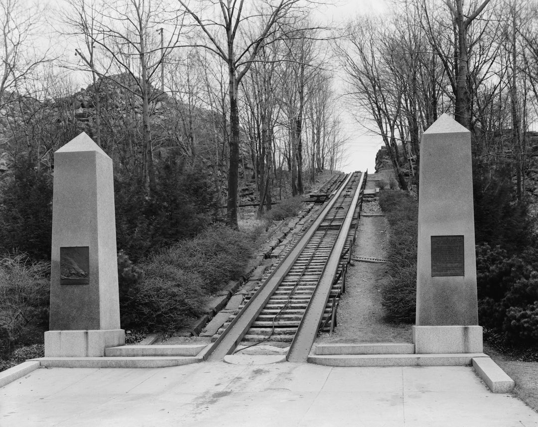 Granite Railway Incline Restored, Quincy, Massachusetts 1934