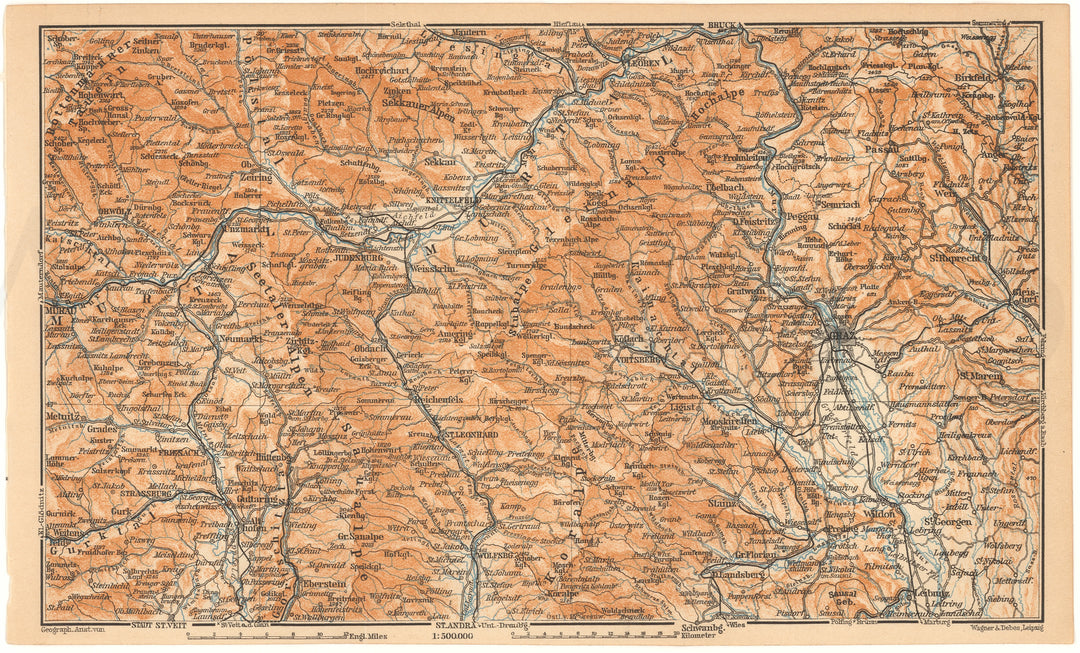 Graz - Judenburg Region, Austria 1911
