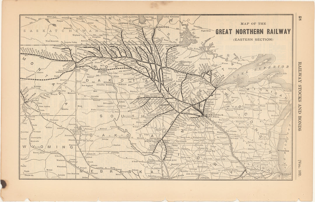 Great Northern Railway (Eastern Section) 1916