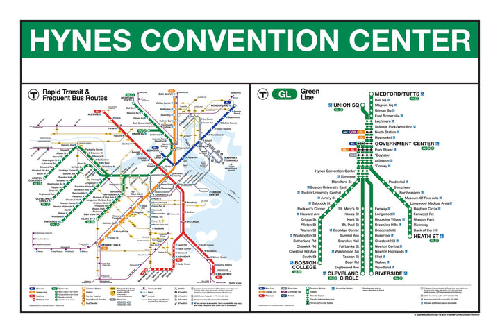 Boston MBTA Green Line Station Panel Prints