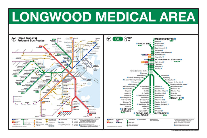Boston MBTA Green Line Station Panel Prints