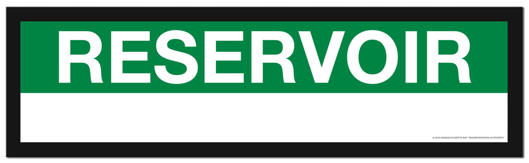 Boston MBTA GREEN LINE Framed Replica Station Signs