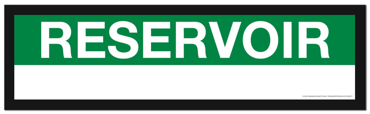 Boston MBTA GREEN LINE Framed Replica Station Signs