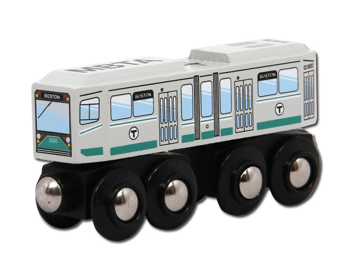 MBTA Green Line Wooden Toy Train