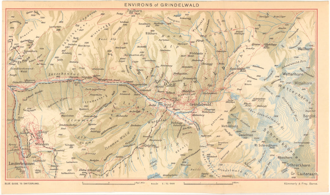 Grindelwald - Wengen Region, Switzerland 1948