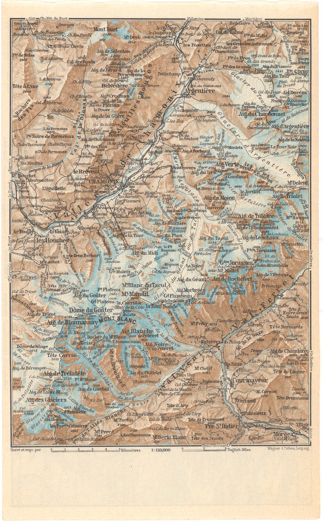 Hautes-Savoie Departments, France 1938: Chamonix and Mount Blanc Region