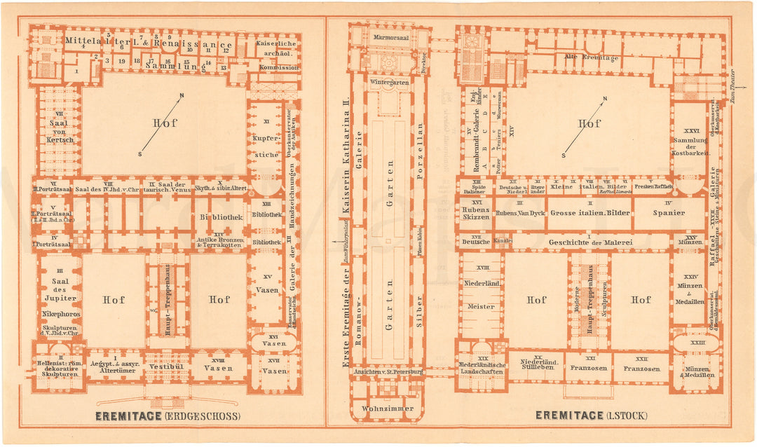 Saint Petersburg, Russia 1912: The Hermitage