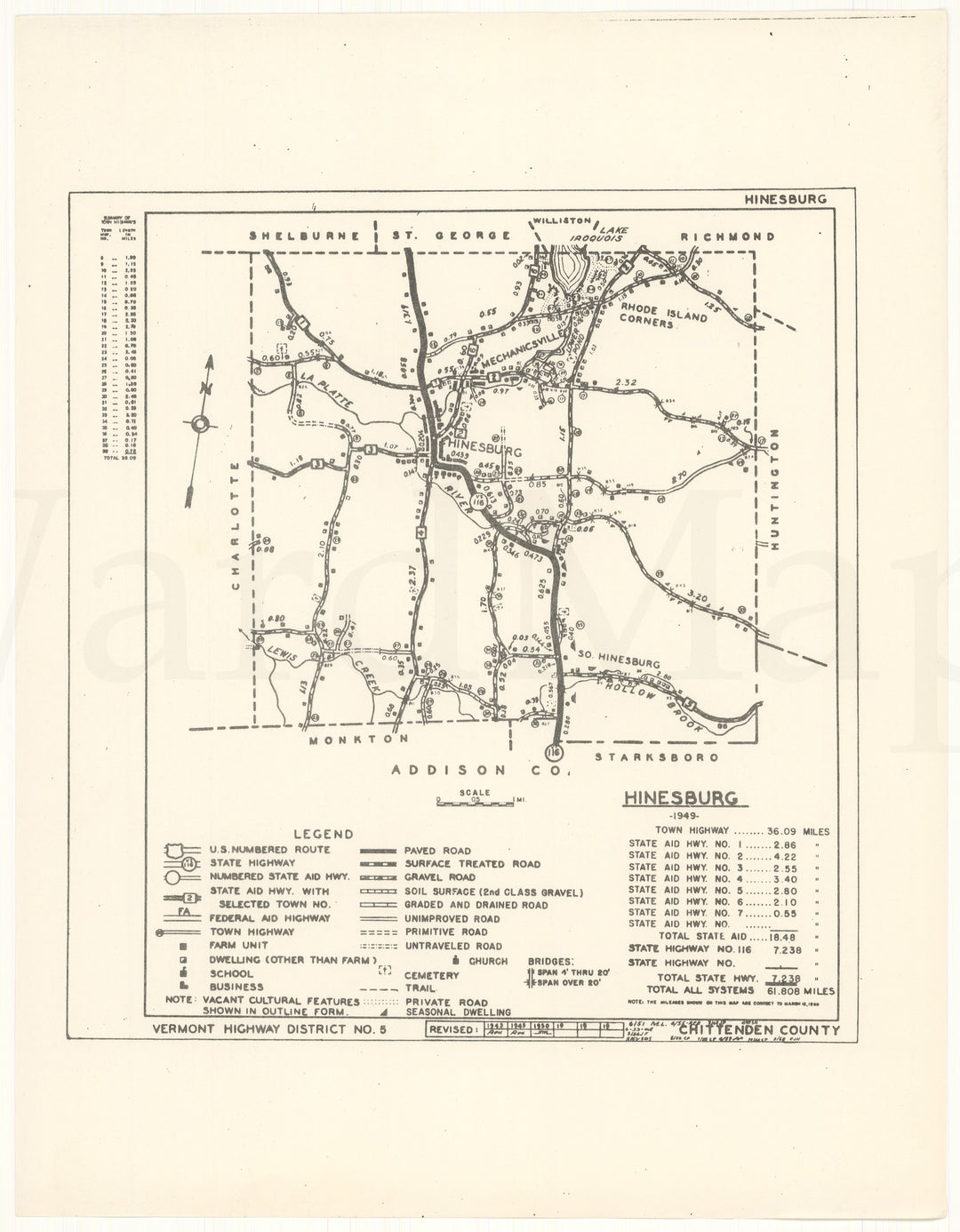 Hinesburg, Vermont 1968