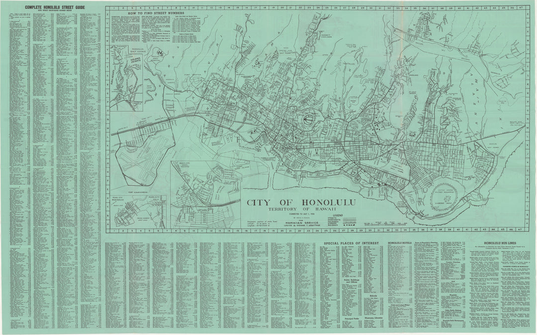 Honolulu and Oahu, Hawaii 1953 (Side A)