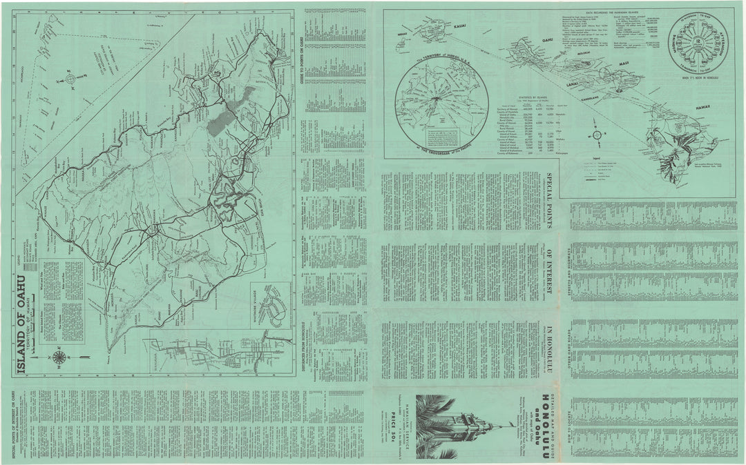 Honolulu and Oahu, Hawaii 1953 (Side B)