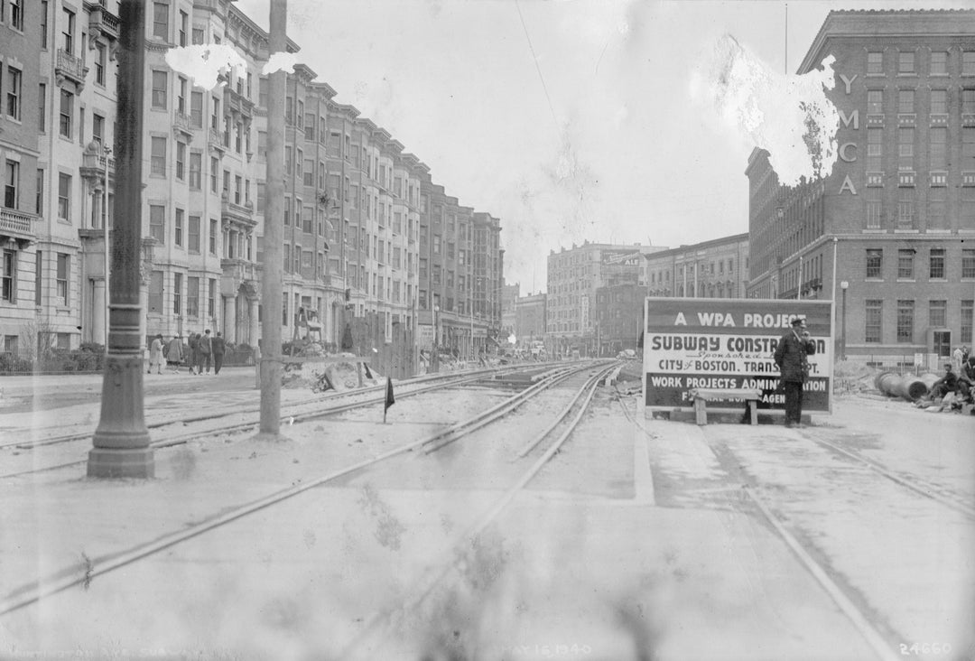 Huntington Avenue Subway Site, Boston, Massachusetts, May 16, 1940