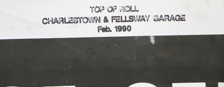 Boston MBTA Rollsign: Route 89 Somerville
