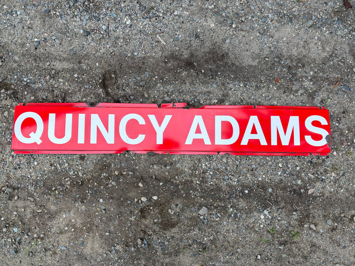 Decommission MBTA Sign: Quincy Adams Station QA2