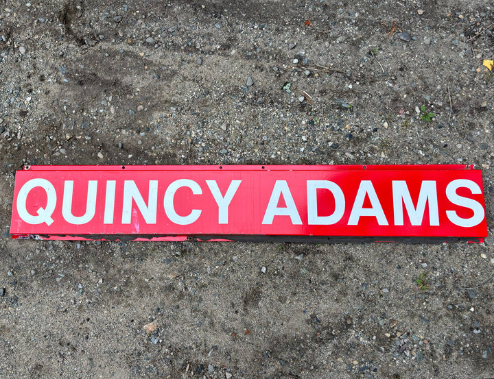 Decommission MBTA Sign: Quincy Adams Station QA3