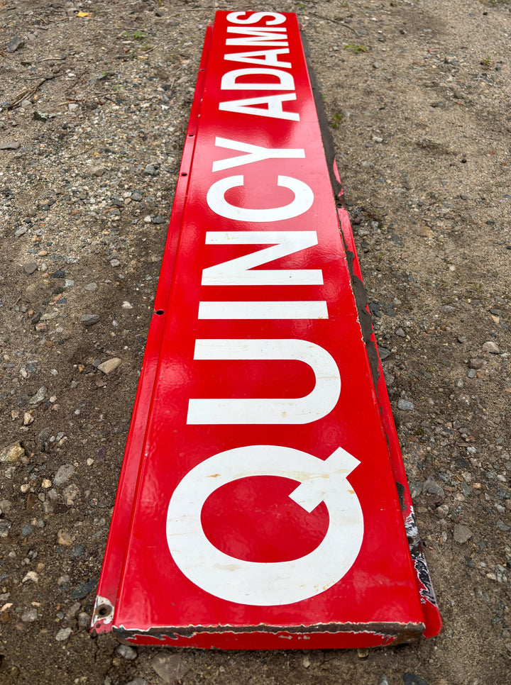Decommission MBTA Sign: Quincy Adams Station QA3