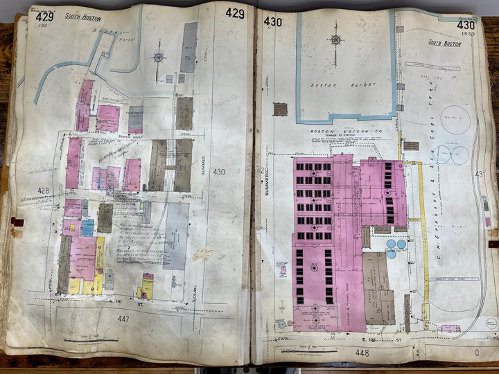 Boston, Massachusetts Vol. 4 1923/1955 Sanborn Fire Insurance Co. Atlas (South Boston & Dorchester)