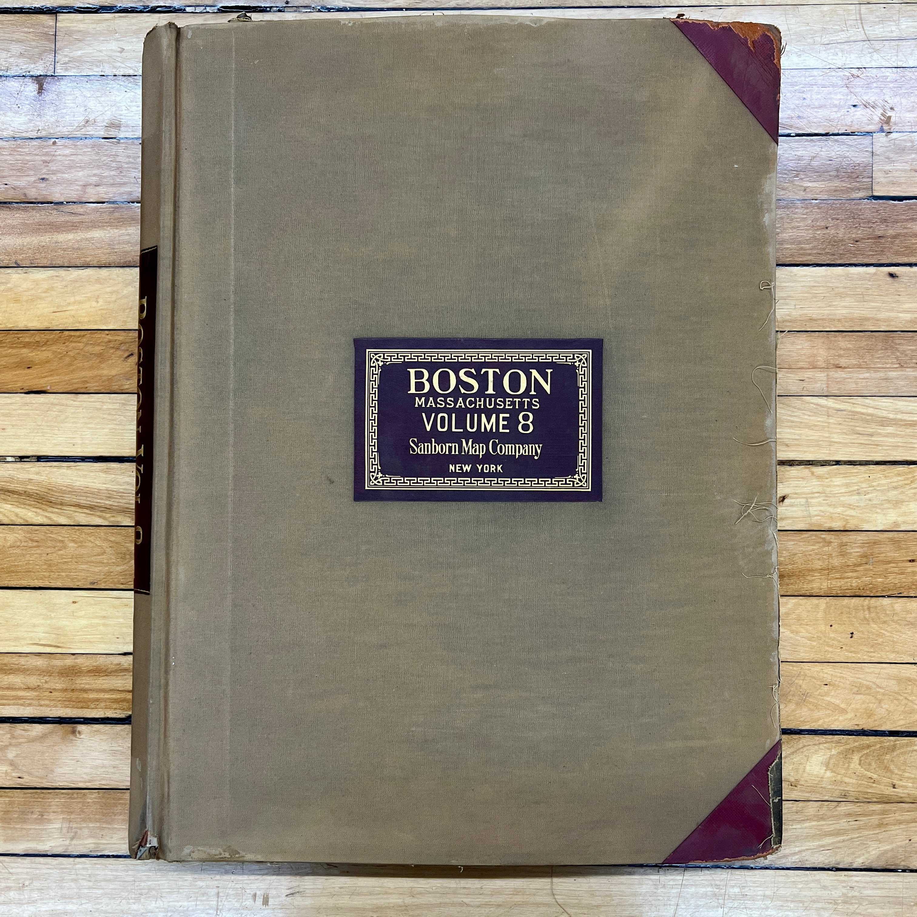 Boston, Massachusetts Vol. 8 1931/1955 Sanborn Fire Insurance Co. Atlas (Dorchester & Roxbury)