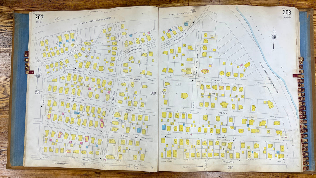 Quincy, Massachusetts Vol. 2 1930/1945 Sanborn Fire Insurance Co. Atlas