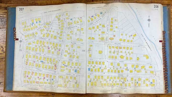 Quincy, Massachusetts Vol. 2 1930/1945 Sanborn Fire Insurance Co. Atlas