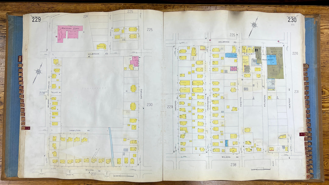 Quincy, Massachusetts Vol. 2 1930/1945 Sanborn Fire Insurance Co. Atlas