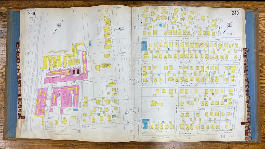 Quincy, Massachusetts Vol. 2 1930/1945 Sanborn Fire Insurance Co. Atlas