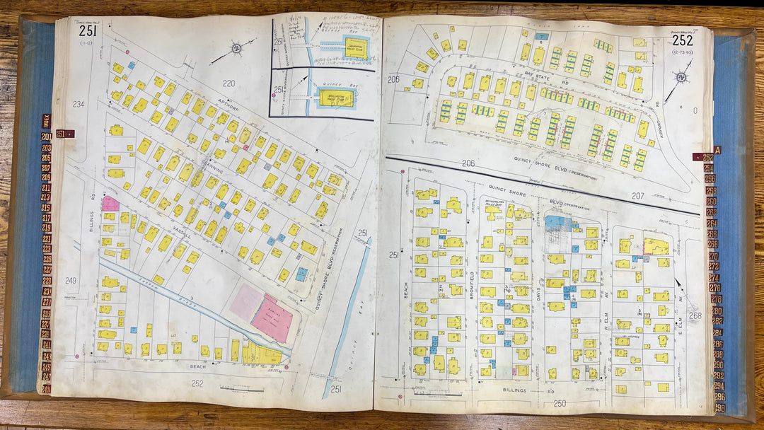 Quincy, Massachusetts Vol. 2 1930/1945 Sanborn Fire Insurance Co. Atlas