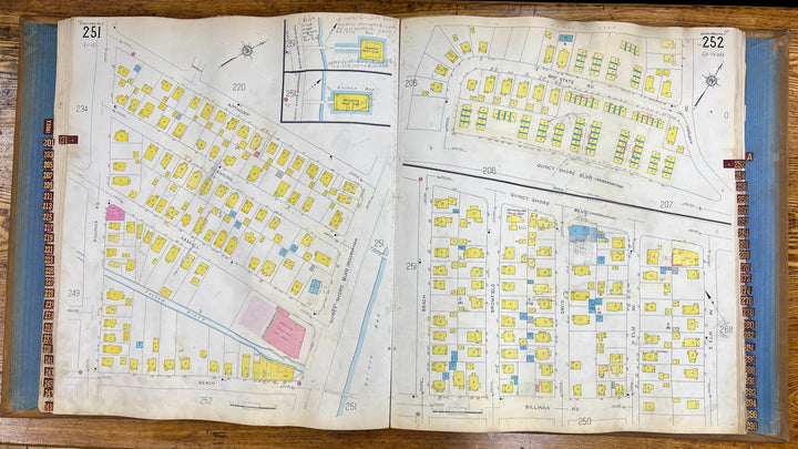 Quincy, Massachusetts Vol. 2 1930/1945 Sanborn Fire Insurance Co. Atlas
