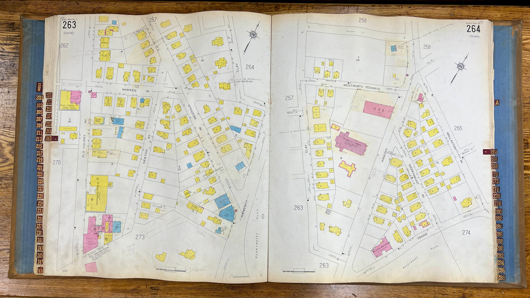 Quincy, Massachusetts Vol. 2 1930/1945 Sanborn Fire Insurance Co. Atlas